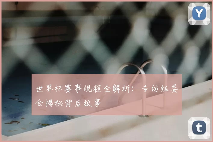 世界杯赛事规程全解析：专访组委会揭秘背后故事